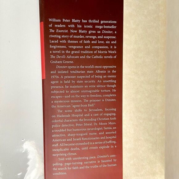 3/$15 Dimiter William Peter Blatty Hardcover Book - Picture 2 of 3